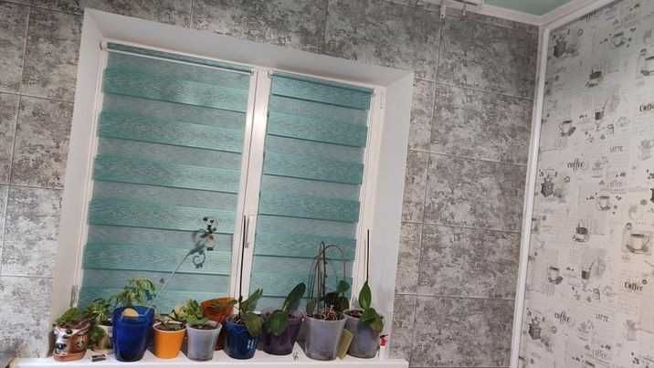 Рулонні жалюзі та тканинні штори «День-Ніч» у Харків від виробника