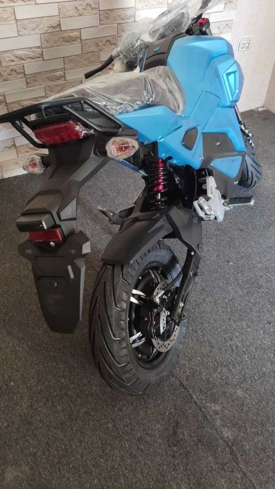 Электромотоцикл M20, 2000 W, 72V20Ah blue запас хода 45км.