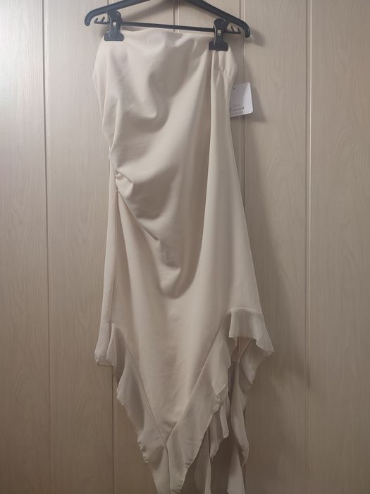 Nowa kremowa sukienka r.M/L