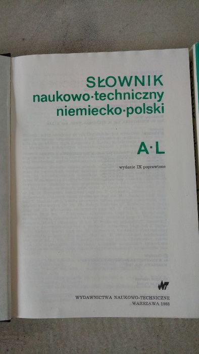 Słownik naukowo-techniczny niemiecko-polski