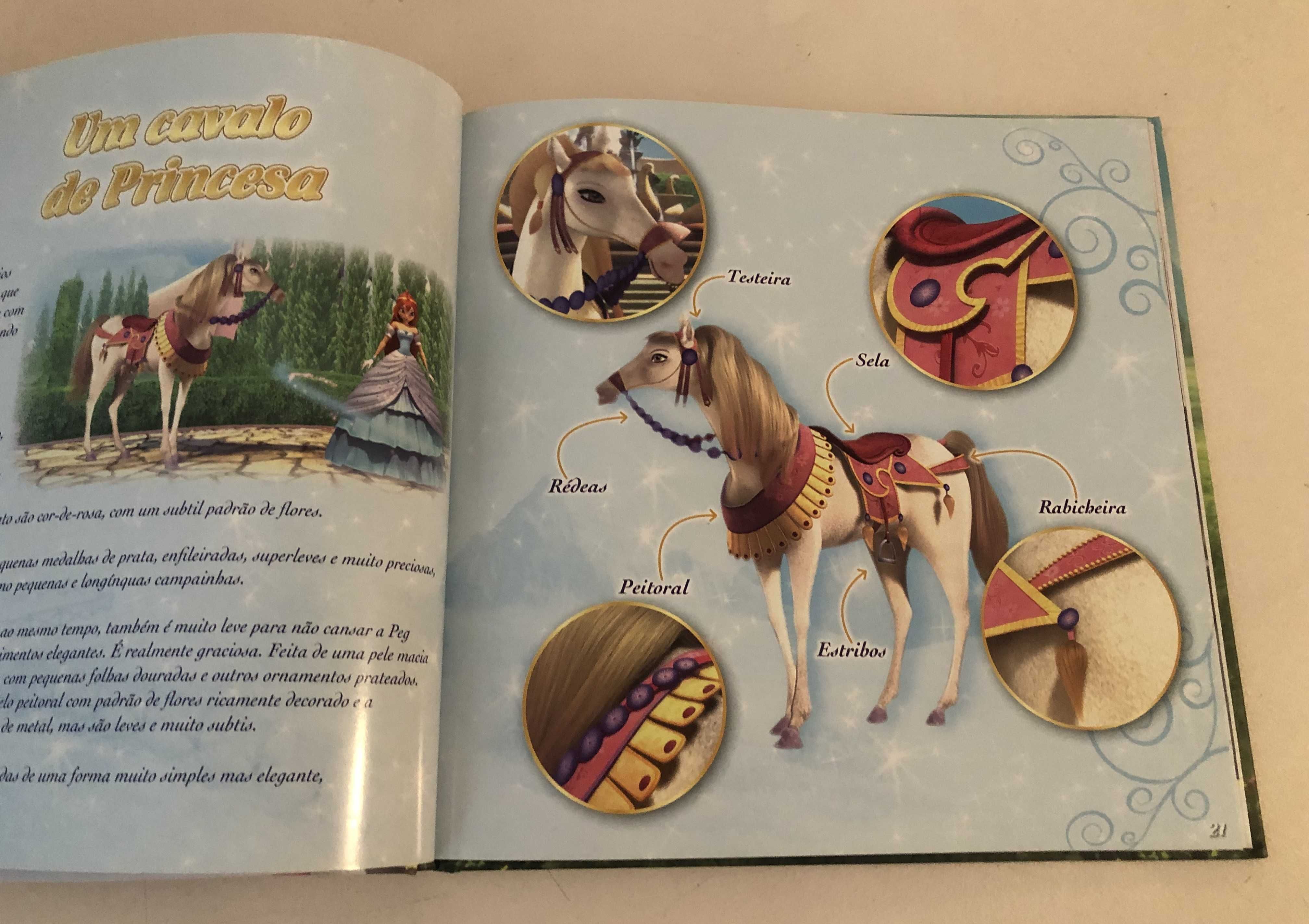 Livro "Peg - o Cavalo Mágico" (com muitas informações sobre cavalos)