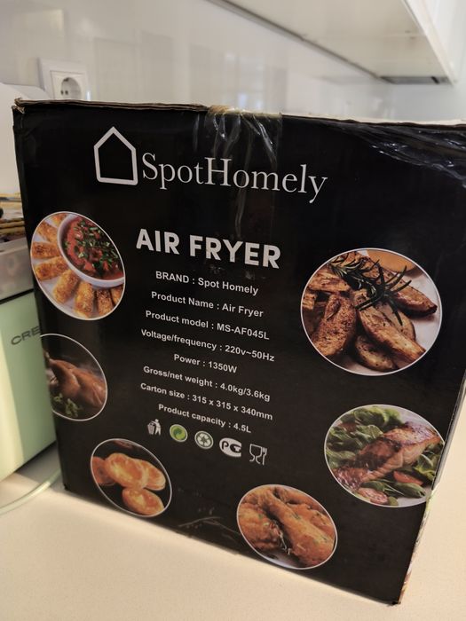 Air Fryer nova 4,5 litros