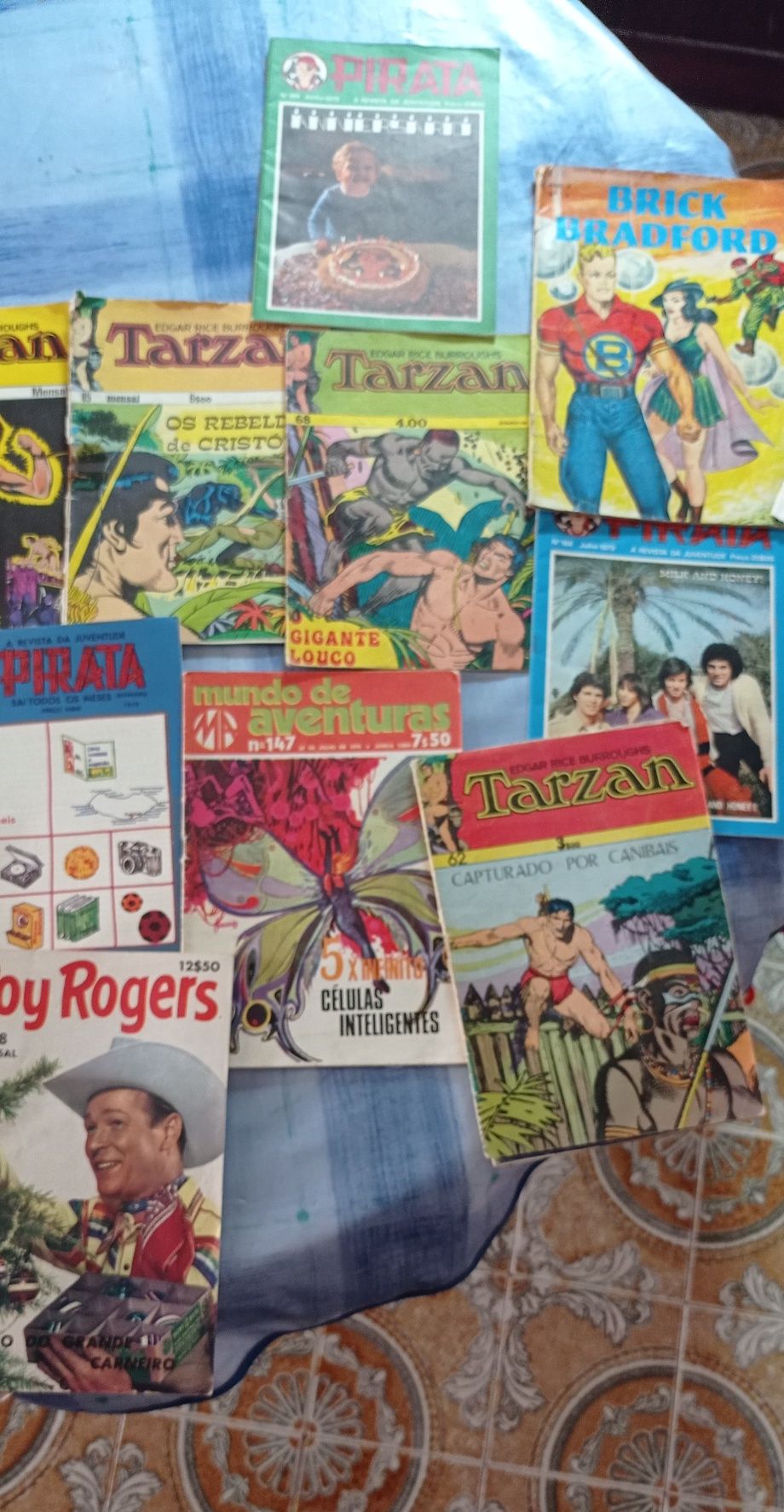 livros antigos de banda desenhada