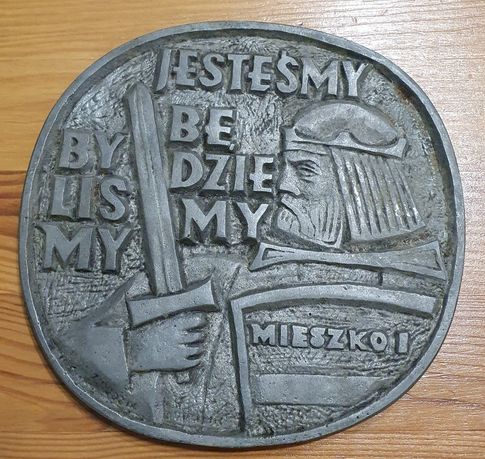 Medal, plakieta z okazji tysiąclecia państwa polskiego Mieszko I