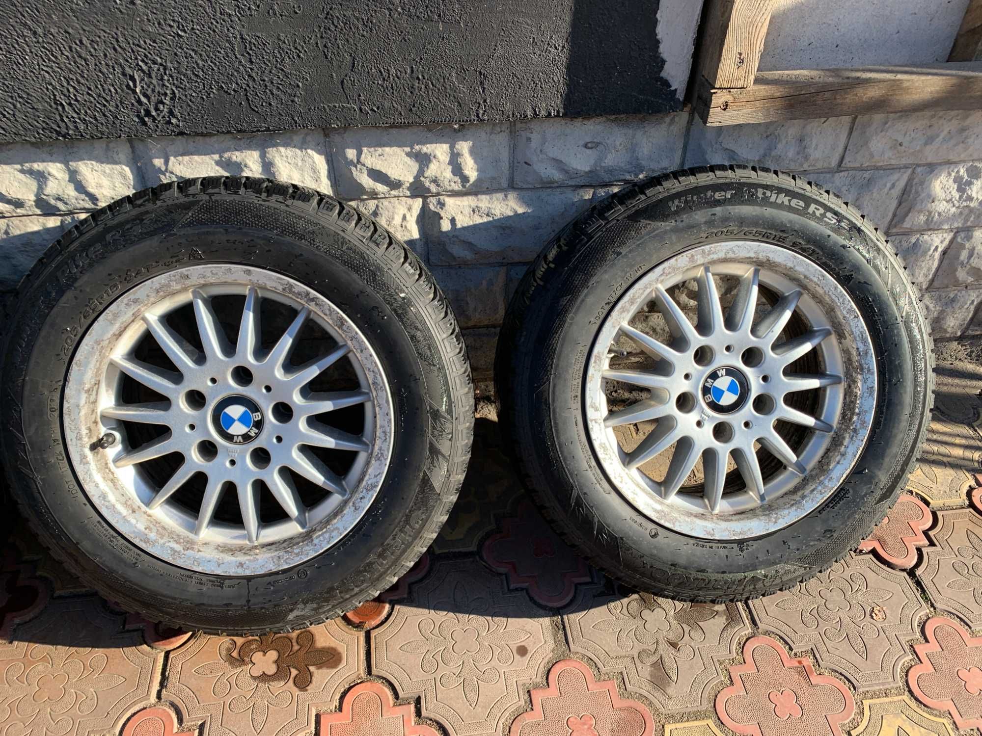 Диски BMW E39 R15 5x120 7,5J ET13 Hankook Winter i*Pike RS2 205/65R15