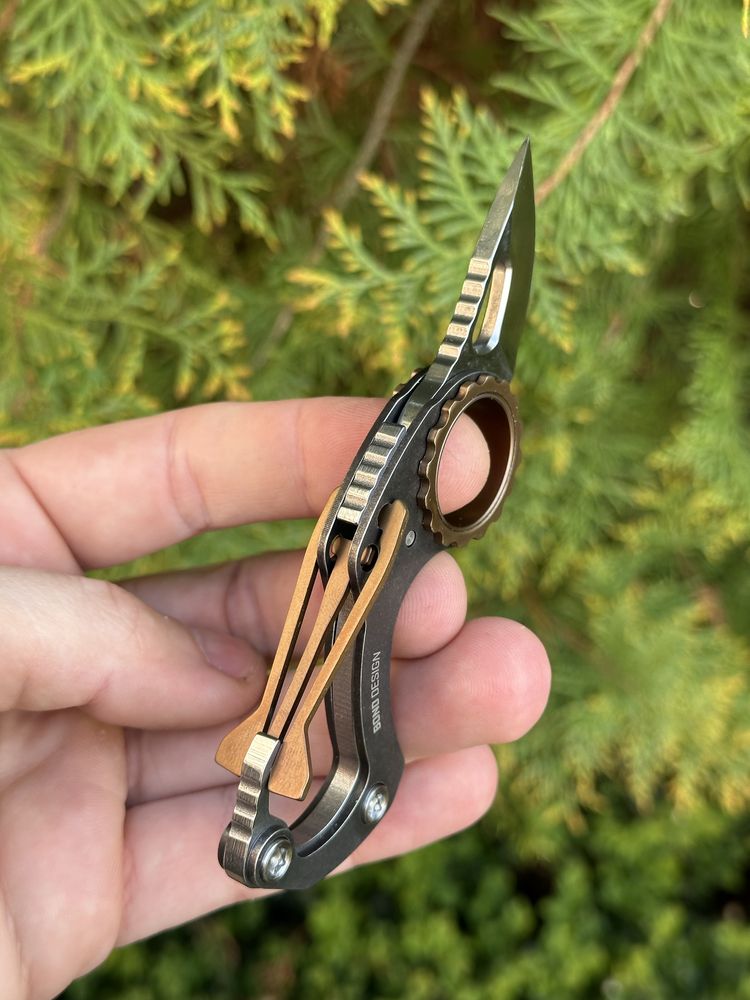 Складний ніж CRKT 9082 COMPANO, складний ніж з карабіном