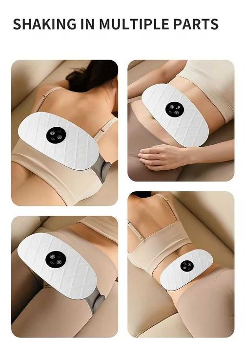 Cinto Massagem LED, 9 níveis de intensidade. Carregamento USB. Novo.