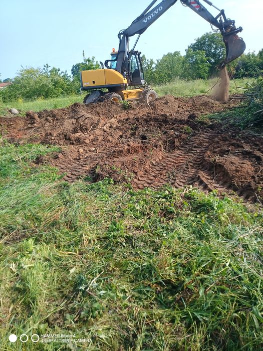 Pracę ziemne, wykopy rozbiórki niwelacja terenu