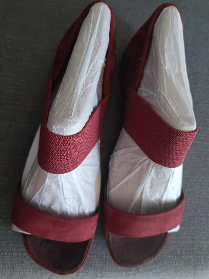 Buty Sandały CAMPER bordowe