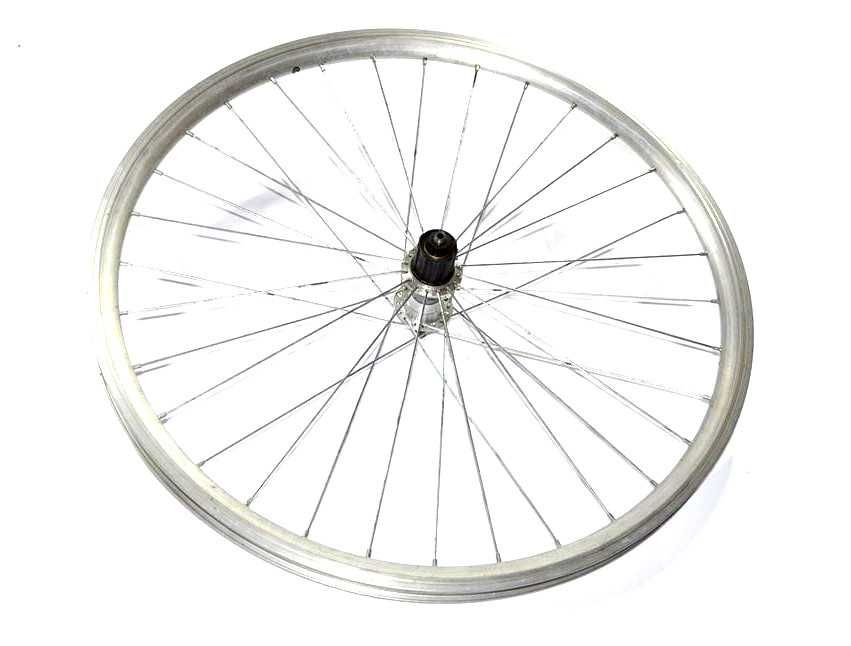 Koło rowerowe tył 26" 7 rzędowa piasta SHIMANO Acera alu stożek 32 H