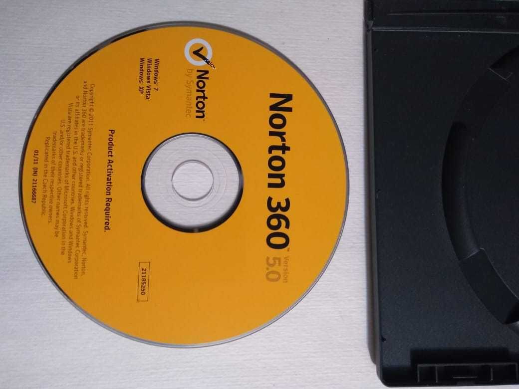 Диск CD / DVD. NORTON 360. Оригинал. Exclusive Gold Edition.