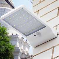 Candeeiro Solar Exterior (Jardim) 48 Leds com sensor movimento