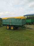 Przyczepa tandem  ton rolnicza wywrotka 10 - 12 ton Weckman