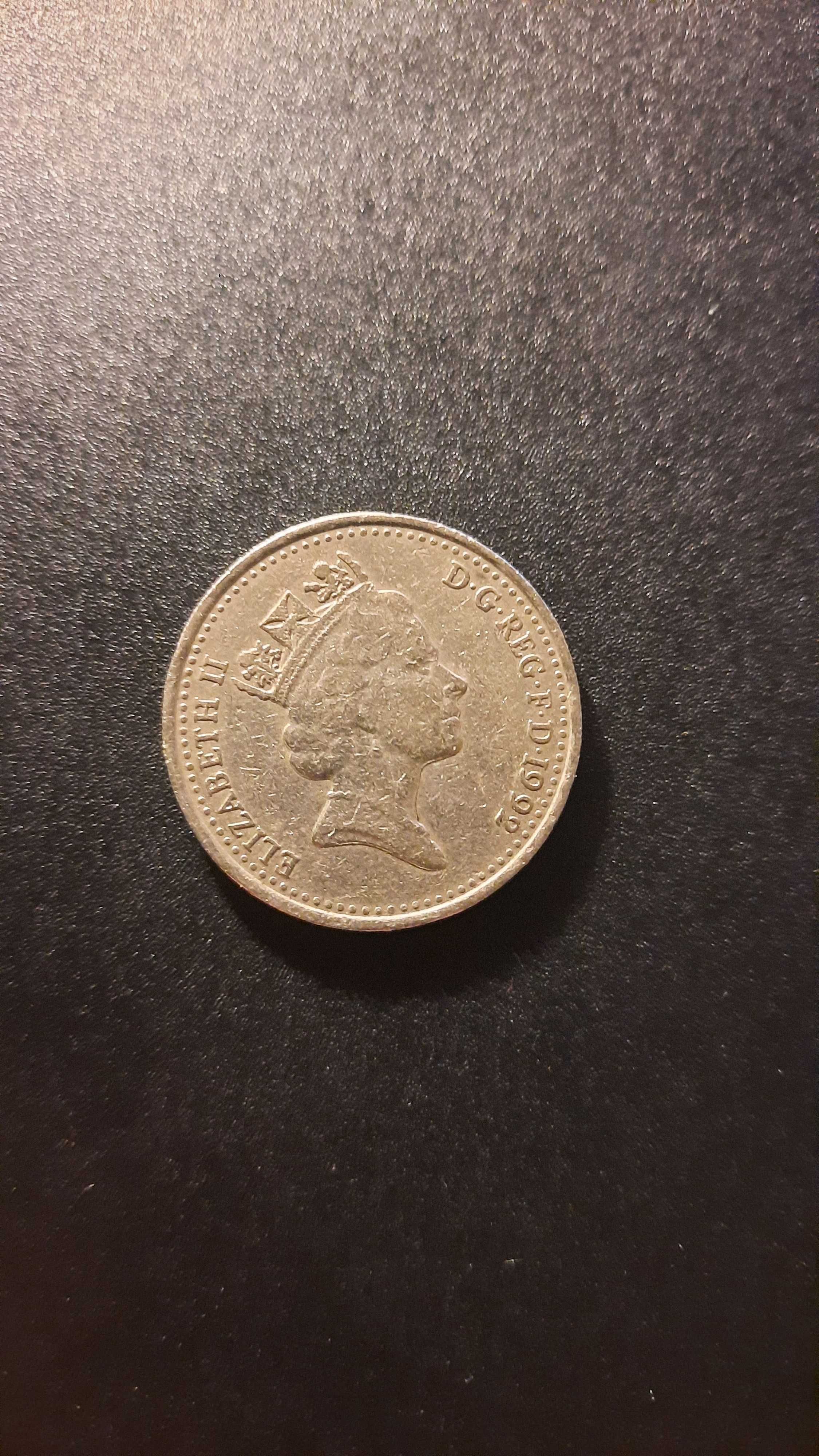 Moeda Ten pence 1992