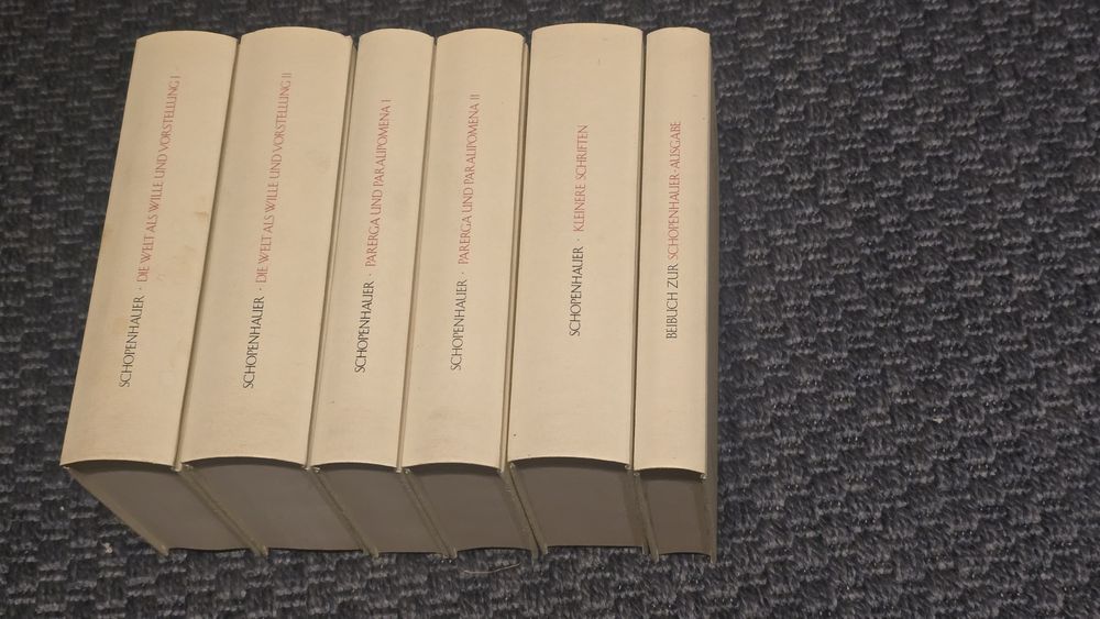 Schopenhauer Werke in fünf Bänden
