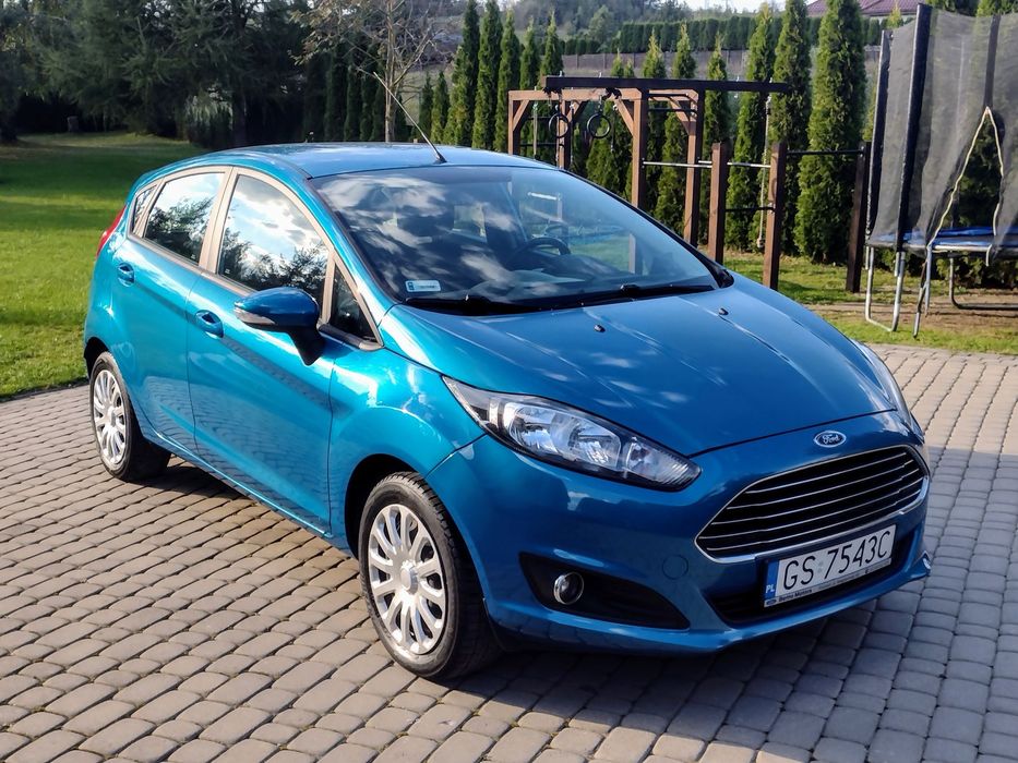Ford Fiesta 1.25 Benz, 90tys km przebiegu , mega kolor: blue candy