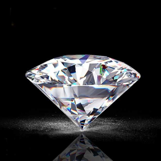 Moissanit 1ct 6,5mm VVS1 D Moissanite Excellent Brylant Diament