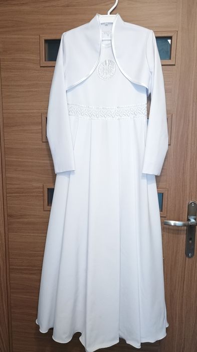 Sukienka komunijna z bolerkiem!