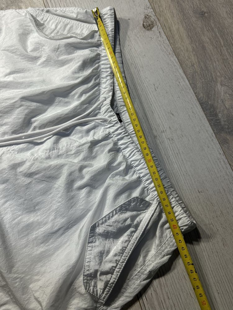 Штани H/M карго на утяжках штани трекінгові парашути карго білі нейлон