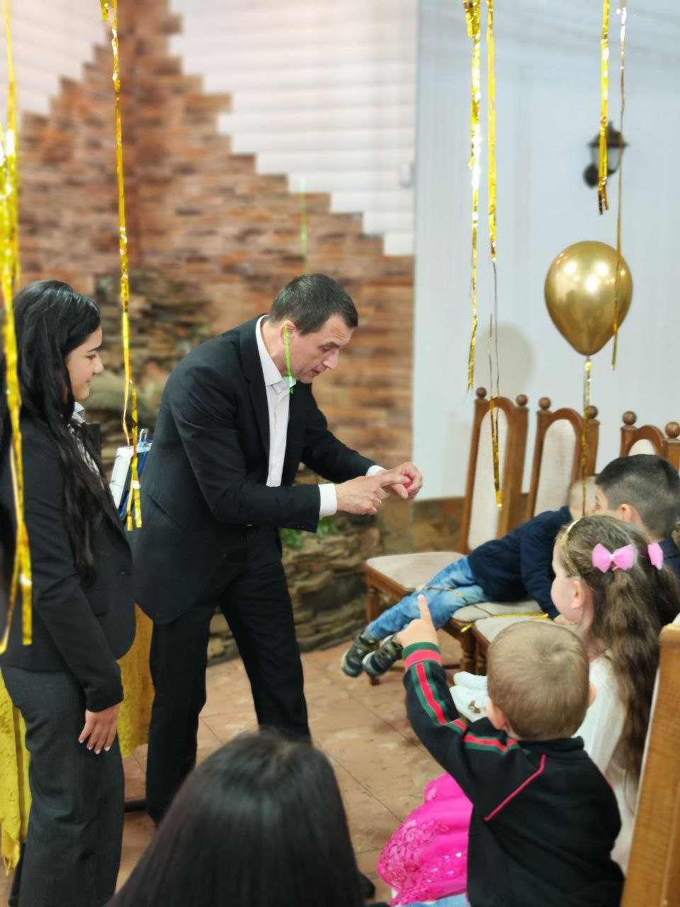 ФОКУСНИК с кроликом. АНИМАТОРЫ на праздник в Харькове