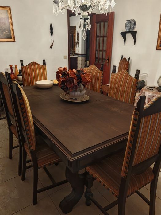 Conjunto sala jantar antigo