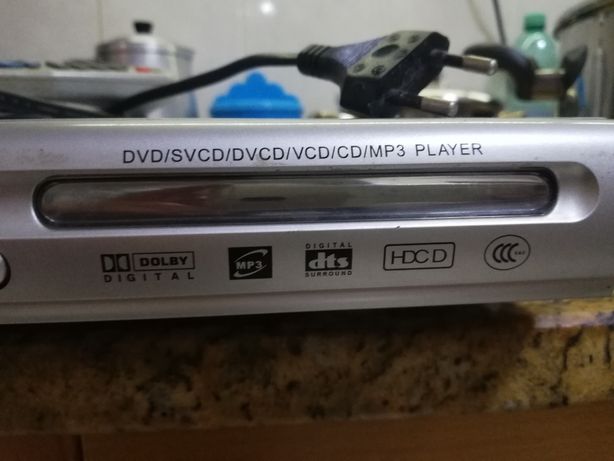 DVD e MP3 a funcionar