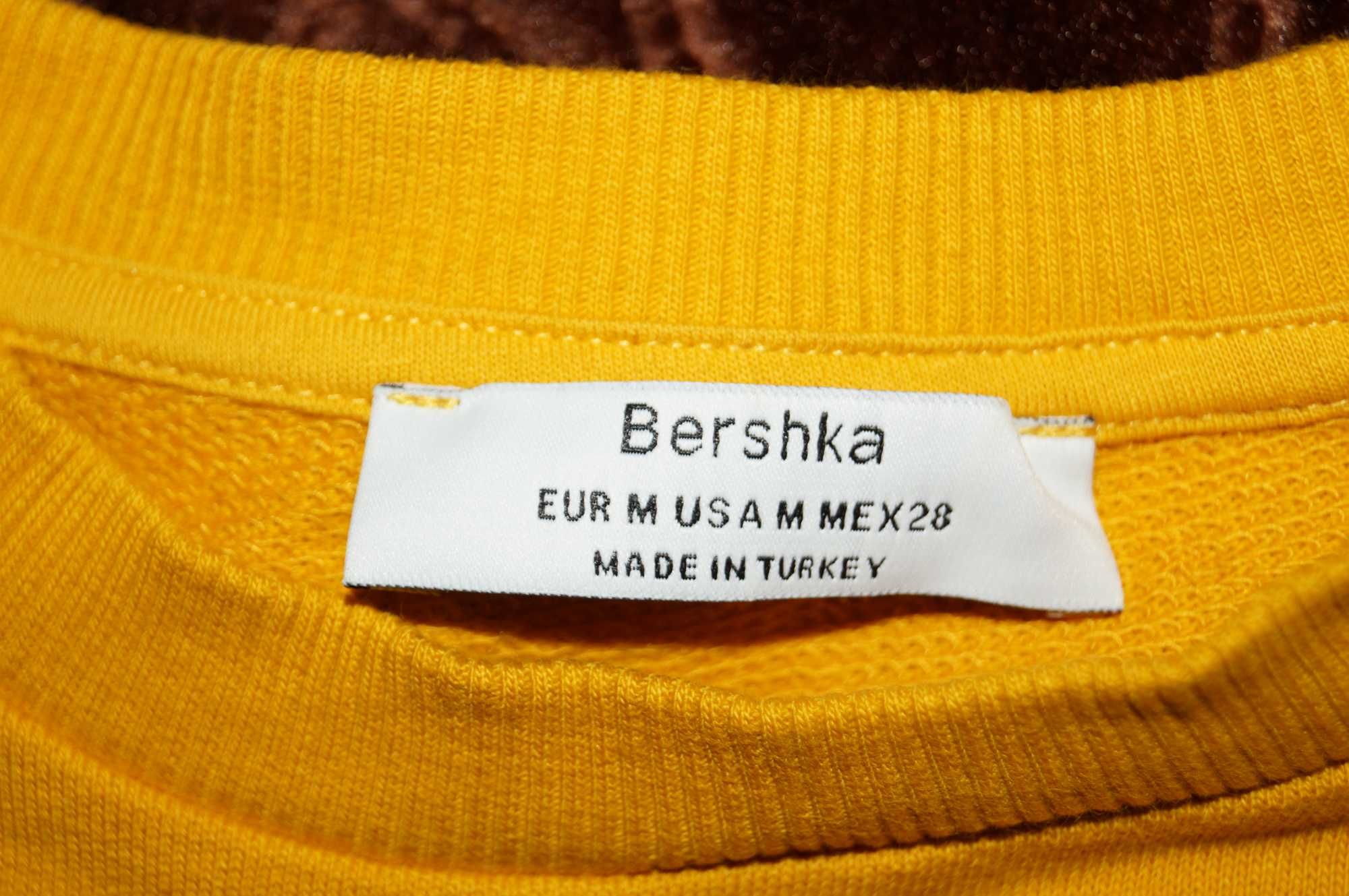 Bluza BERSHKA 36 38 40 M L 32 34 XS S 152 158 żółta