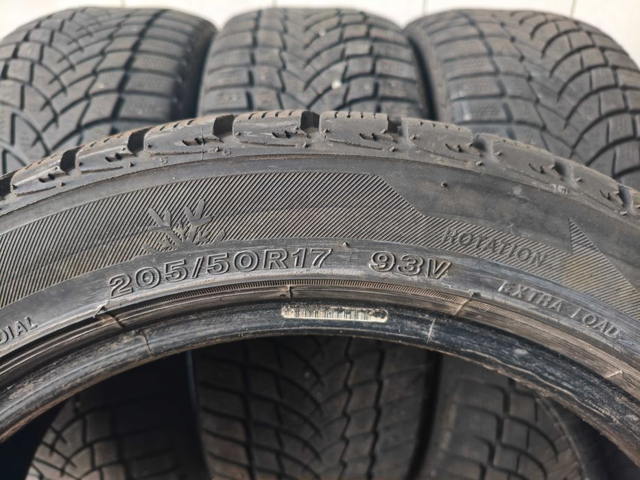 Dayton 205/50R17 93V XL 2x5.34mm 2019r cena za 4szt MONTAŻ ZIMOWE