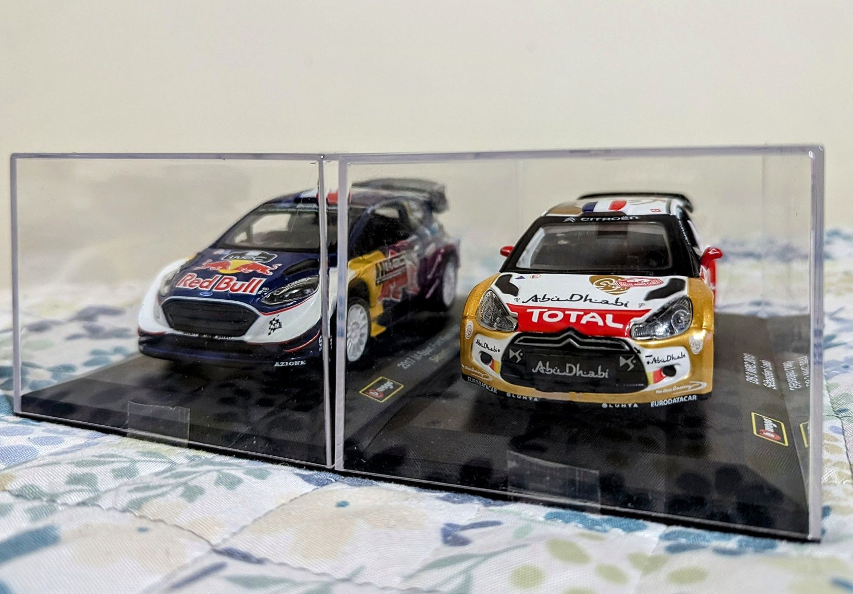 WRC Ford Fiesta Ogier e DS3 Loeb 1/32