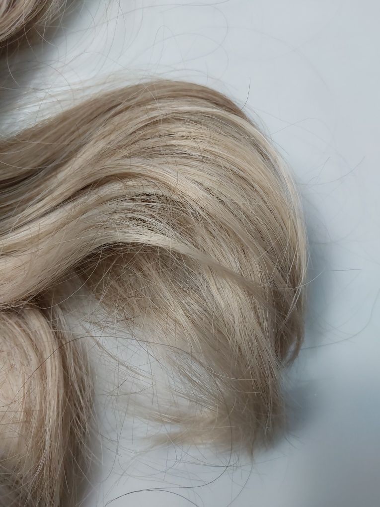 Nowa peruka ciemny blond esme jak ludzkie włosy z najlepszych włókien