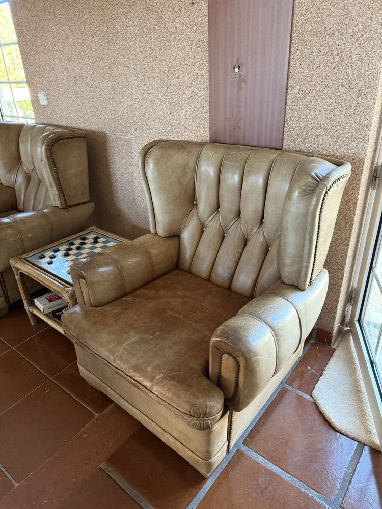 Sofa poltrona vintage duas