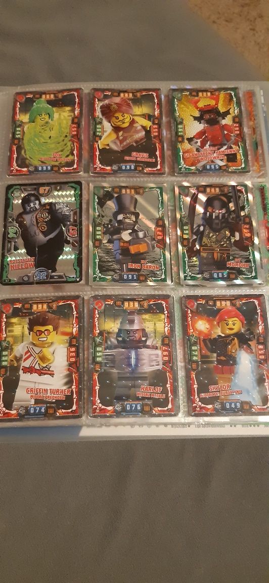 Karty lego ninjago kolekcjonerskie 40sztuk