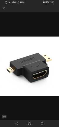 UGREEN 20144 adapter mini / micro HDMI do HDMI