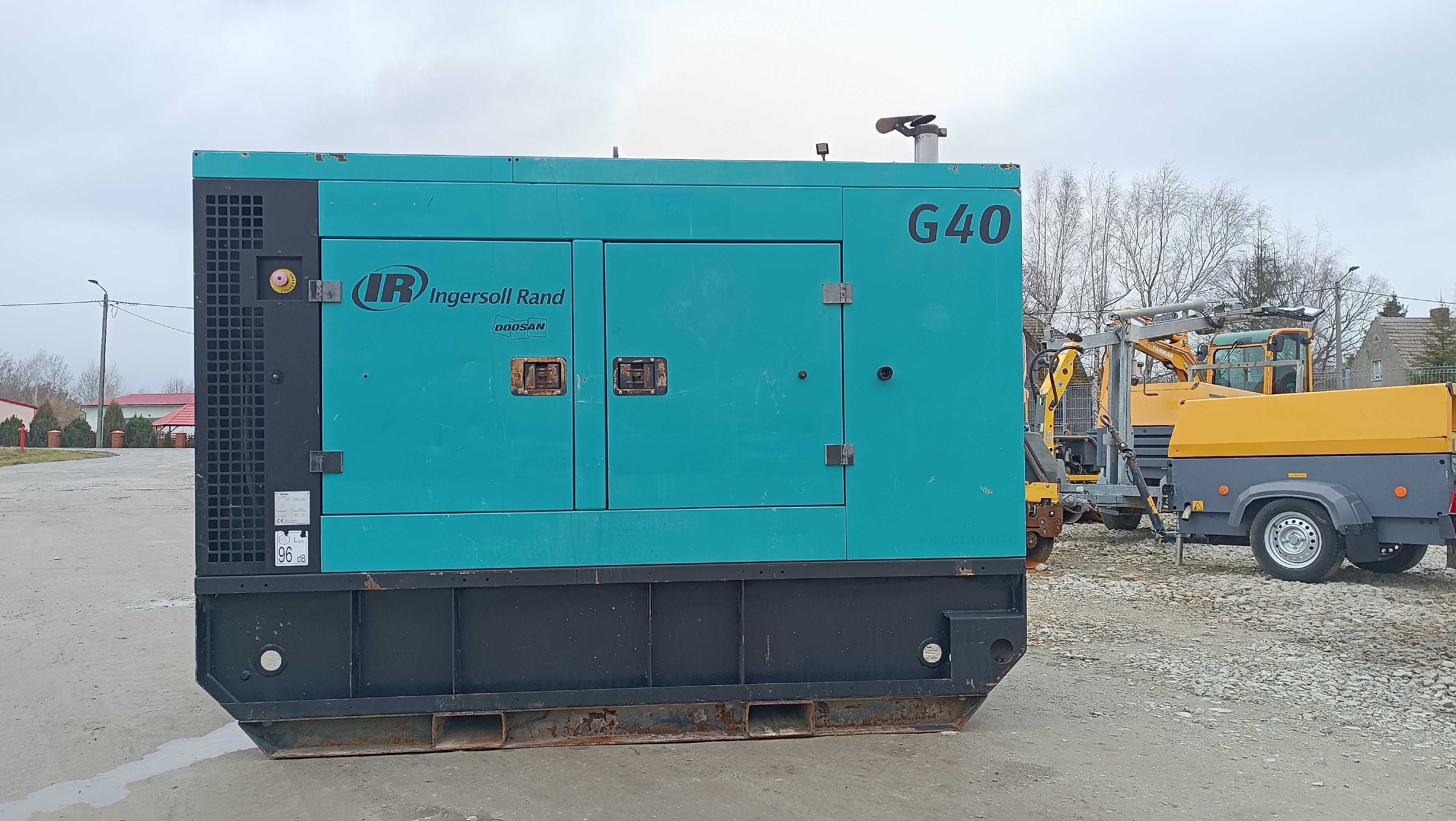 Agregat Prądotwórczy INGERSOLL RAND DOSSAN G40 KVA / 10r!| Atlas