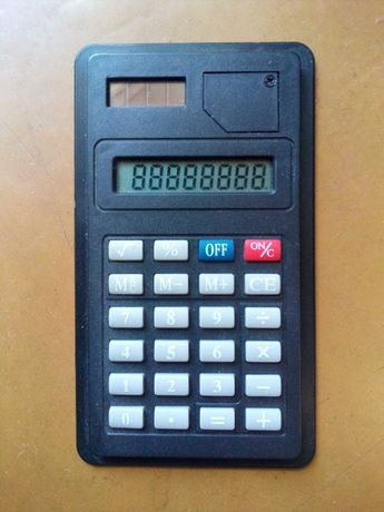 калькулятор 8 цифр 12 см х 7 см рабочий