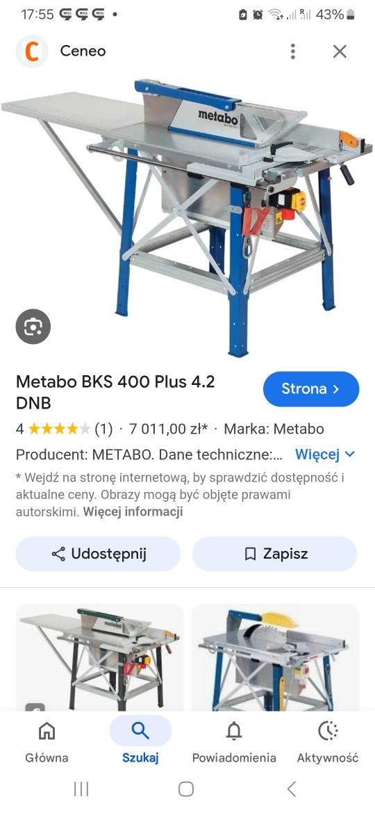 Piła Metabo bks 400
