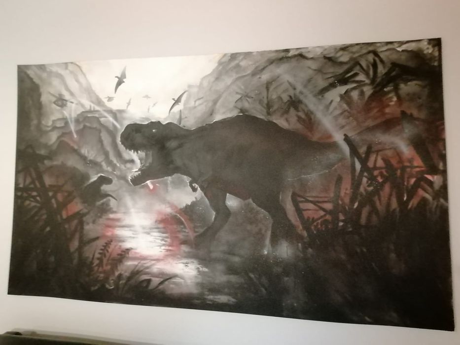 Obraz malowany na płótnie Jurassic World
