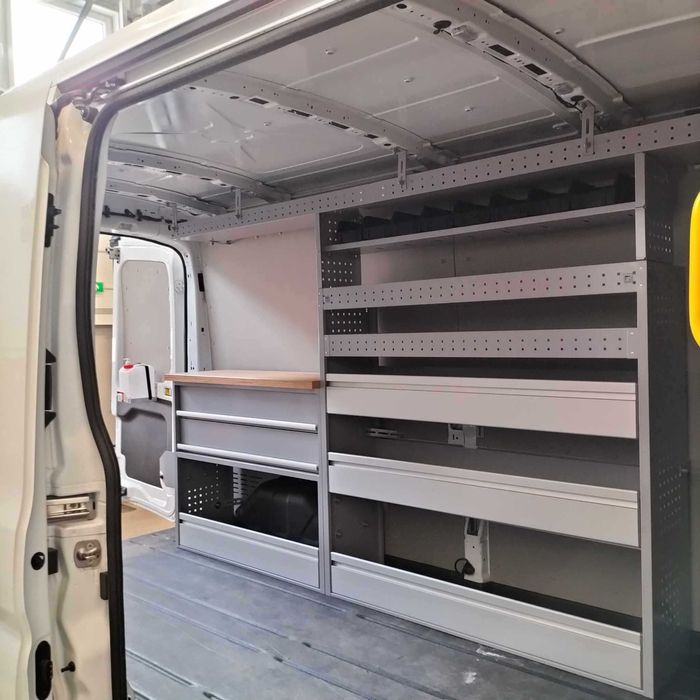 Zabudowa serwisowa warsztatowa Transit Movano  Crafter