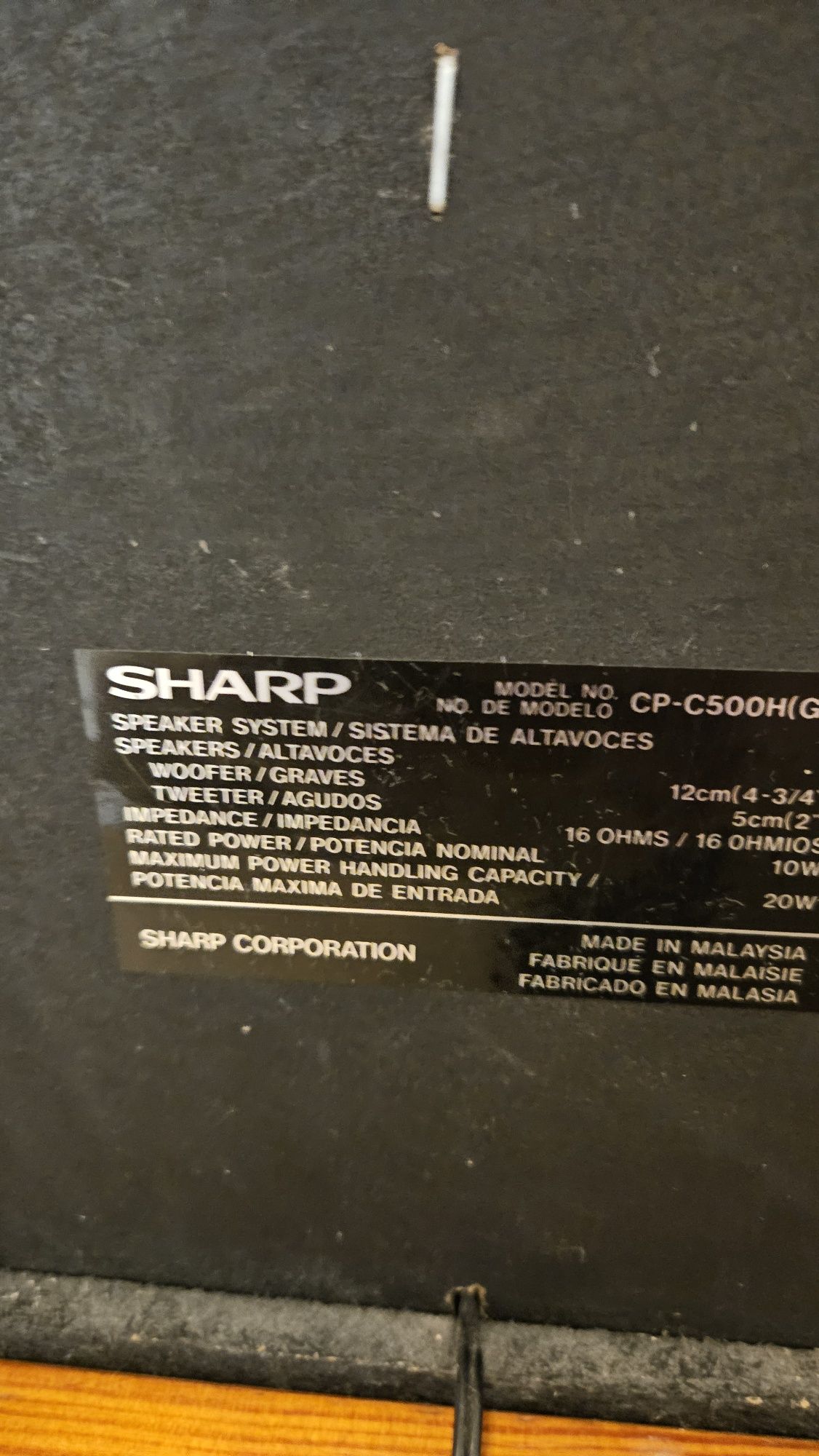 Mini wieża z subwooferem Sharp CD-C500