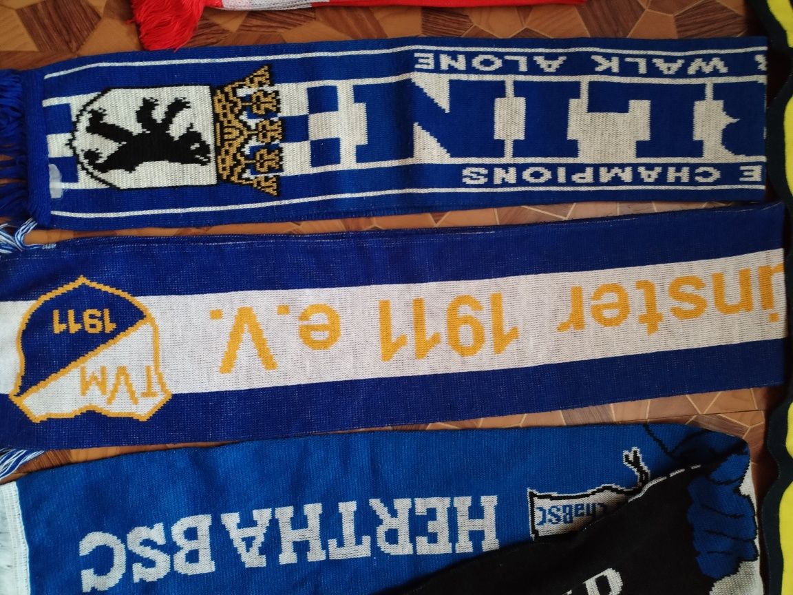 Шалики шарфи футбольні фанатські