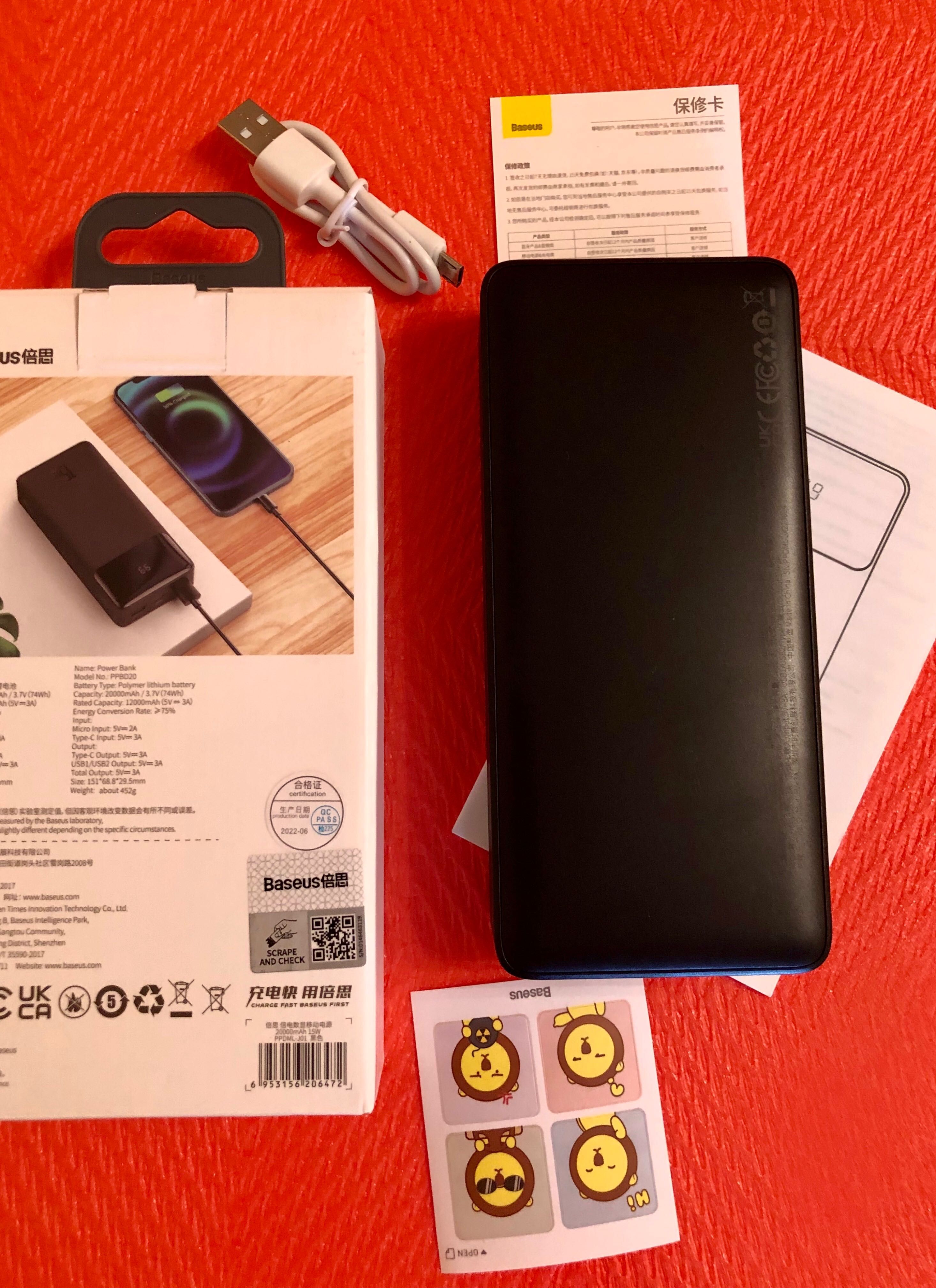 Зовнішній акумулятор 20000mAh павербанк Powerbank повербанк оригінал