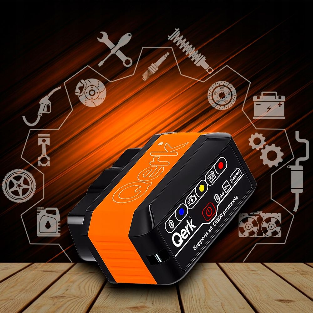Interfejs Diagnostyczny Kw905 Obd2 Elm327 Bluetooth 5.0 Tester Polski