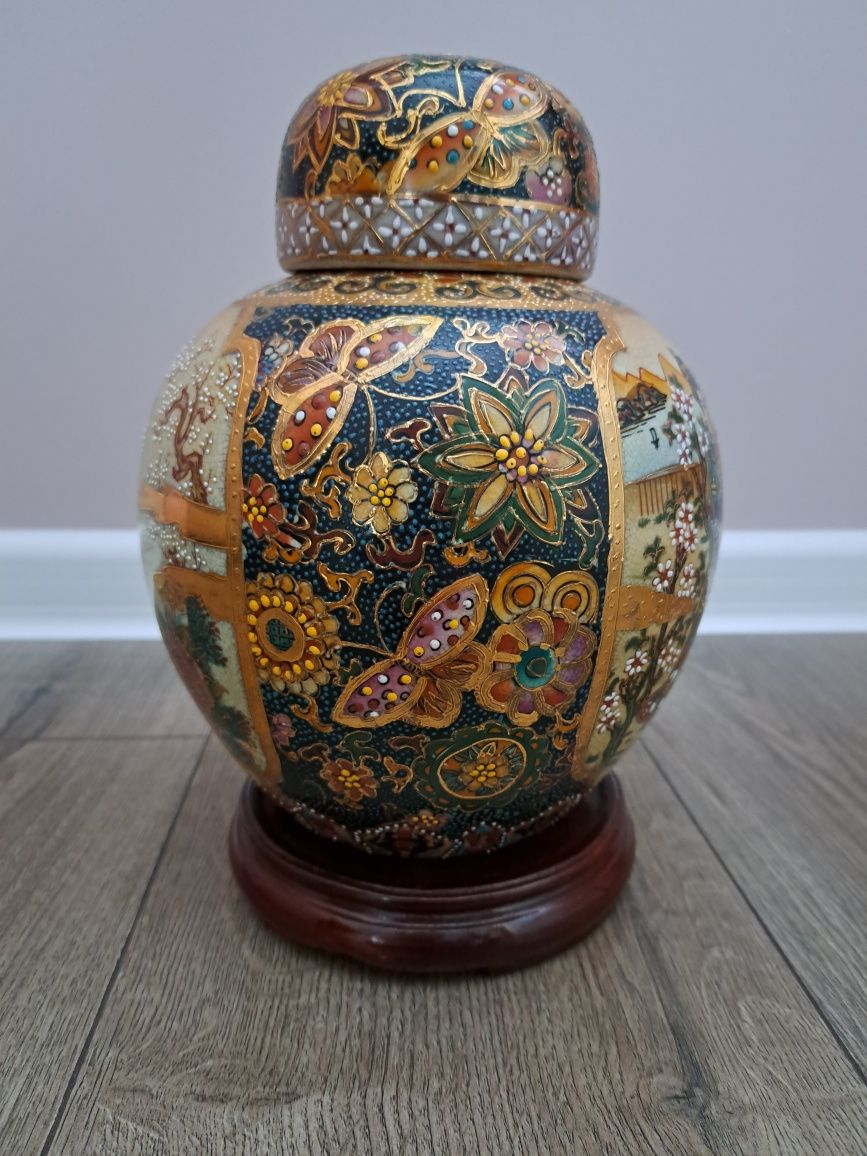 Chińska waza / orientalny wazon 25 cm