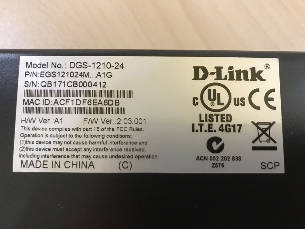 Switch D-Link 24 portas 1000Mbps Managed