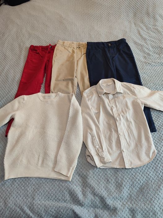 Paka zestaw ubrań chłopiec 128 h&m