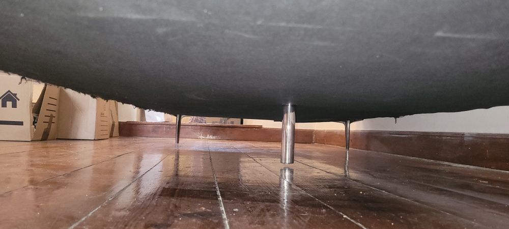 Sofá cinzento de qualidade superior — 2,20m