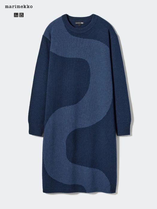 Сукня з овечої вовни marimekko Uniqlo xs-xxl
