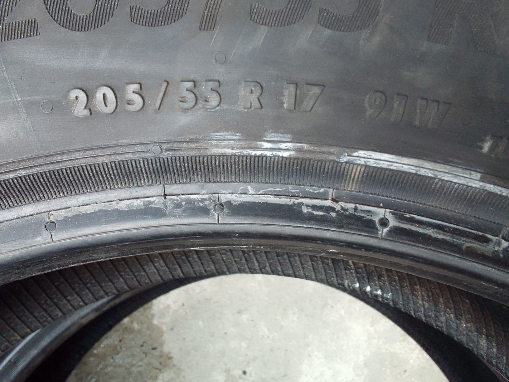 2 Opony letnie 205/55r17 CONTINENTAL 2020r