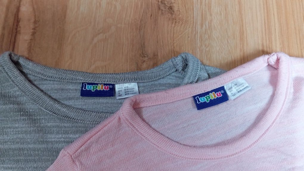 2x sweterek - bluzka Lupilu, rozmiar 98/104