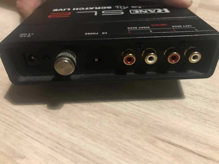 Rane DJ SERATO Scratch live sl2, interface.
